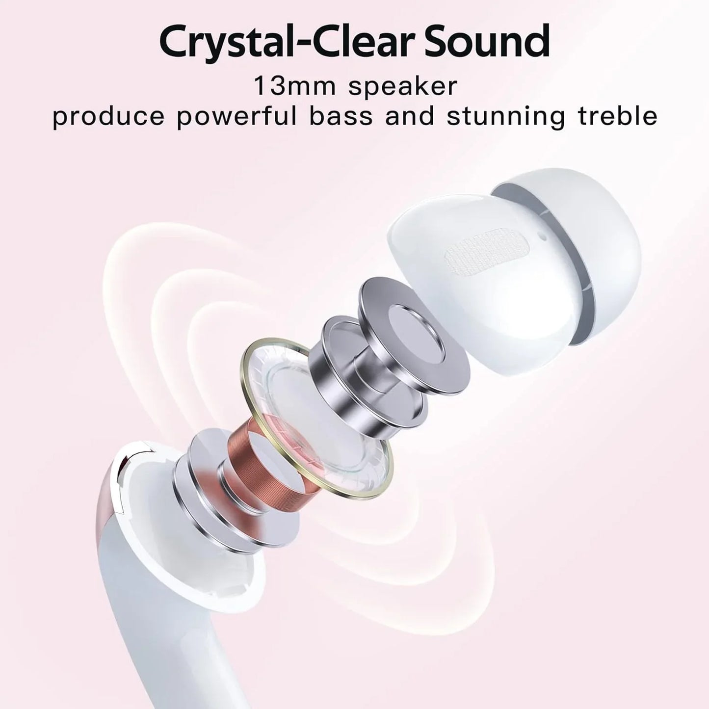 TAGRY X08 Bluetooth Wireless Earbuds with 60H Playtime LED Display - Gomix Brands Outlet