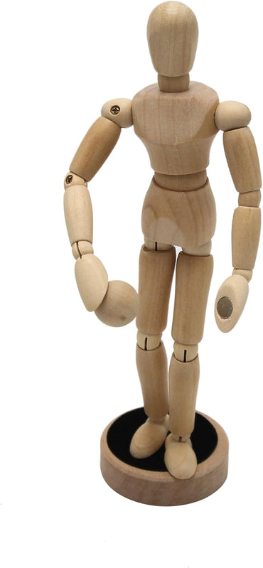 Paintersisters Articulated Magnetic Drawing Doll 20 cm High FSC Wood Manikin