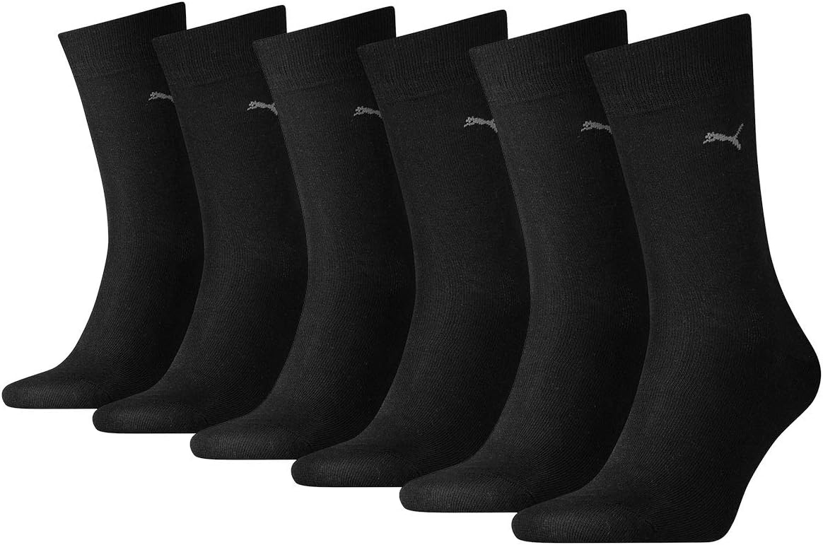 Puma Unisex Short Crew Socks Pack of 3 Soft Comfort
