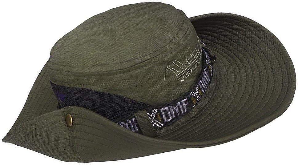 Outdoor Hunting Wide Brim Summer Hat Adjustable Packable Breathable Polyester UPF 50 Protection