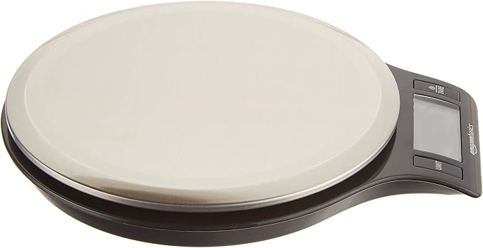Amazon Basics EK3211 Digital Kitchen Scale LCD Stainless