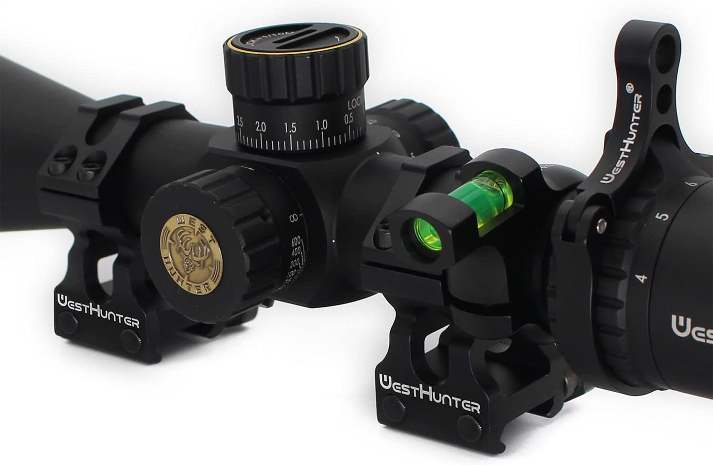 WestHunter Optics Picatinny Rifle Scope Mounting – 25.4mm & 30mm Precision Scope Rings, 36mm Center Height