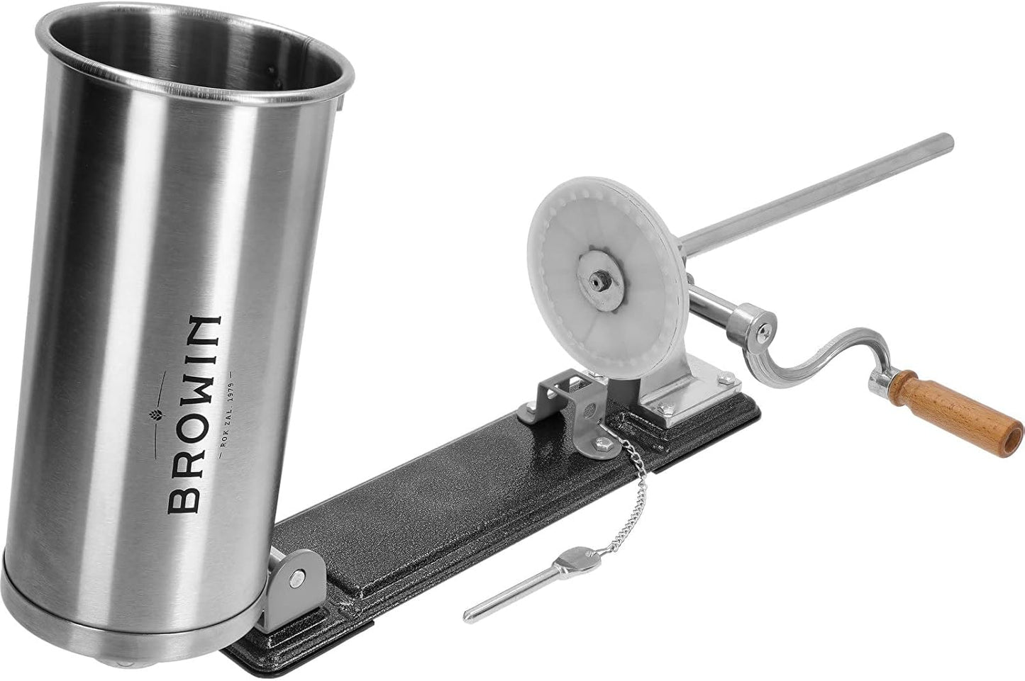 Browin 3kg Horizontal Stainless Steel Manual Sausage Filler