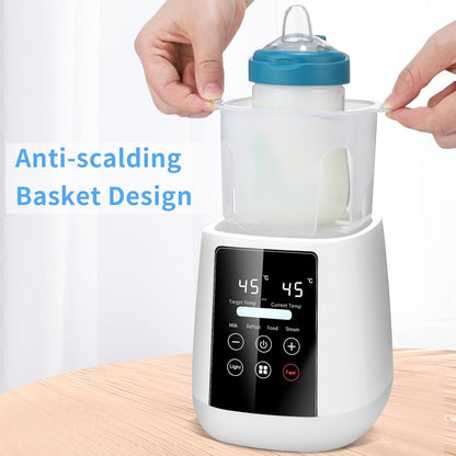 6-in-1 Multi-Functional Baby Bottle Warmer with Sterilizer Fast Digital