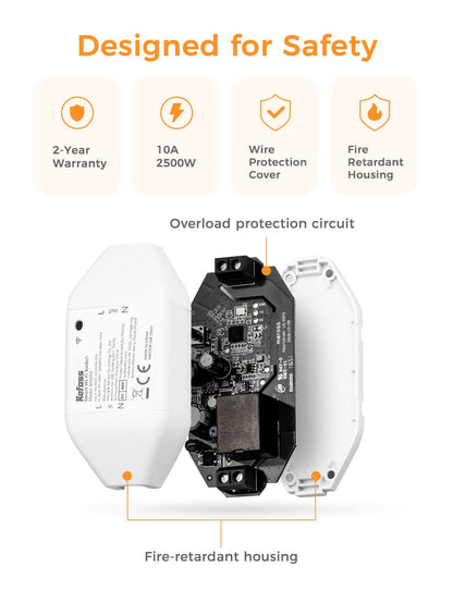 Refoss MSS710 Universal Smart WiFi Switch 2500W