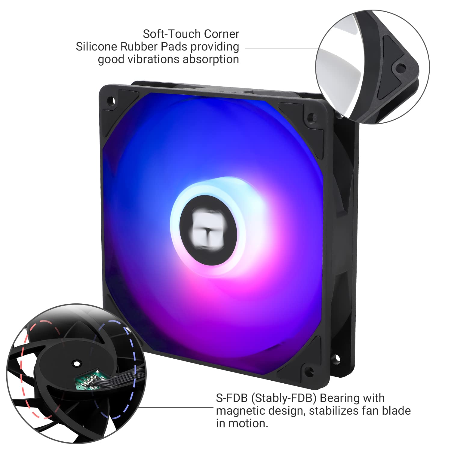 Thermalright TL-C12C-S CPU Fan: 120mm ARGB PWM Silent Computer Cooler