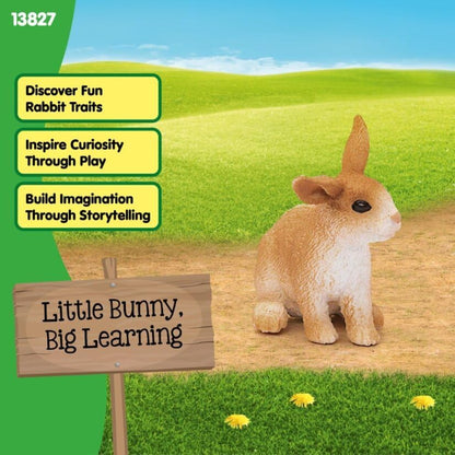 Schleich Farm World 13827 Rabbit Figurine