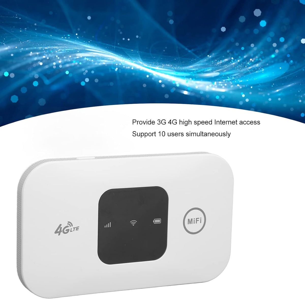 Flexman MF800-2 Portable Mobile WiFi Hotspot White