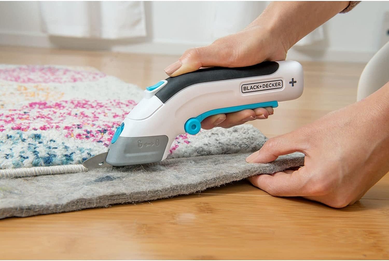 Black+Decker 3.6V Cordless Electric Scissors: Versatile Cutting Tool for Crafts, Fabric, Leather