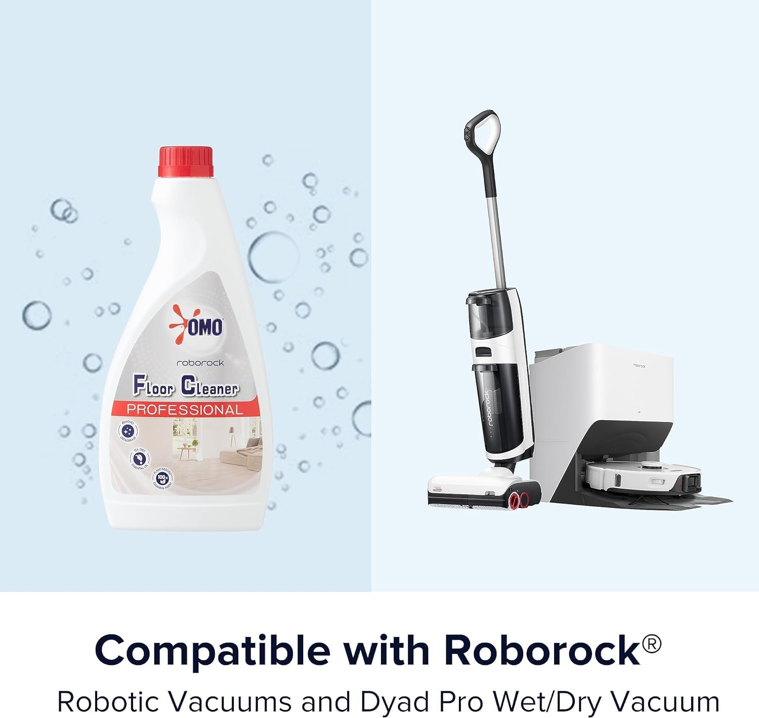 Roborock Original Floor Cleaner 480ml for Dyad Pro Vacuum