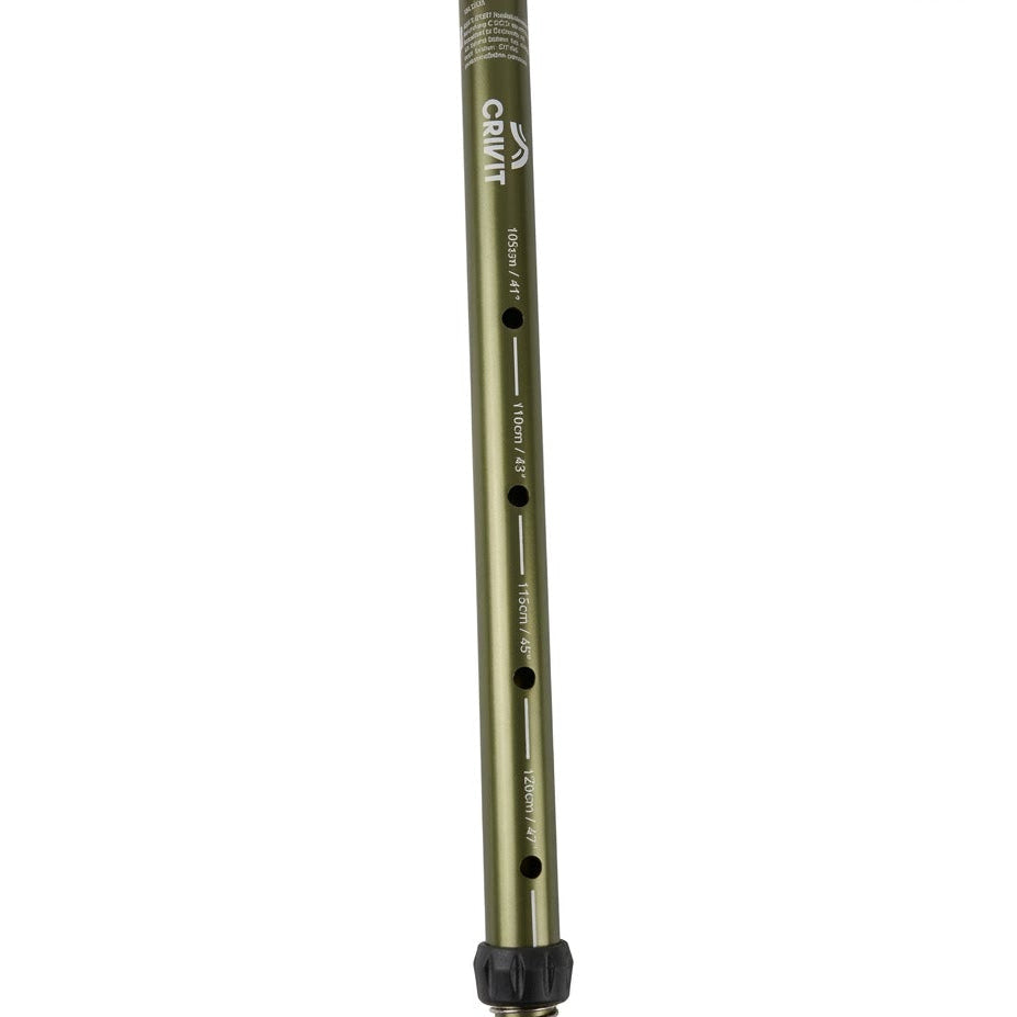 CRIVIT Aluminum Walking Pole with EVA Grip 105–120 cm - 1Pc