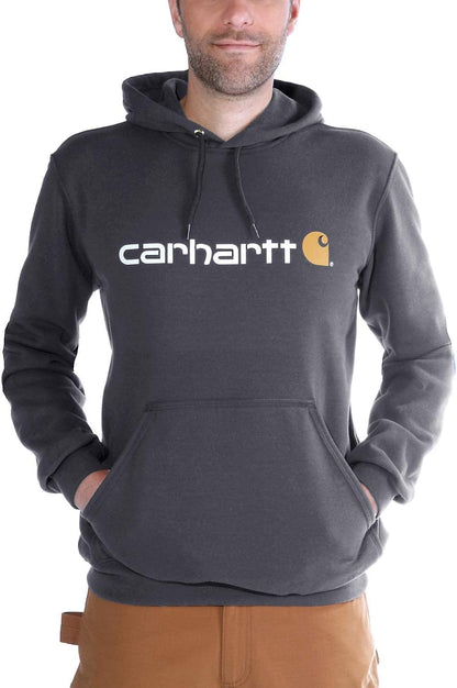 Carhartt Men's Loose Fit Midweight Graphic Hoodie – Warm Cotton‑Poly Blend