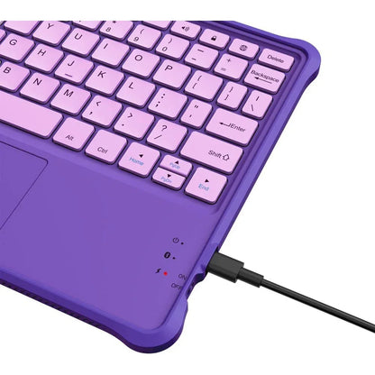 Purple Kids Wireless Bluetooth Keyboard for 10" Fire Tablet - Gomix Brands Outlet