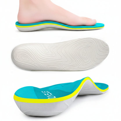 iFitna Arch Support Insoles Ergonomic Shock Absorption Unisex Green XL