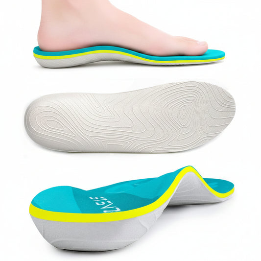 iFitna Arch Support Insoles Ergonomic Shock Absorption Unisex Green XL