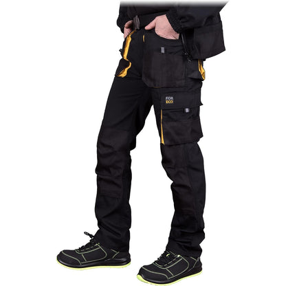 REIS FORECO‑T Men's Work Trousers, Cut Protection, Durable Polyester‑Cotton Blend