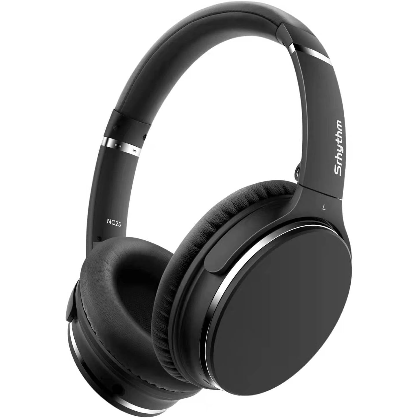 Srhythm NC25 Ultra-Light Over-Ear ANC Bluetooth Headphones with 50h Battery