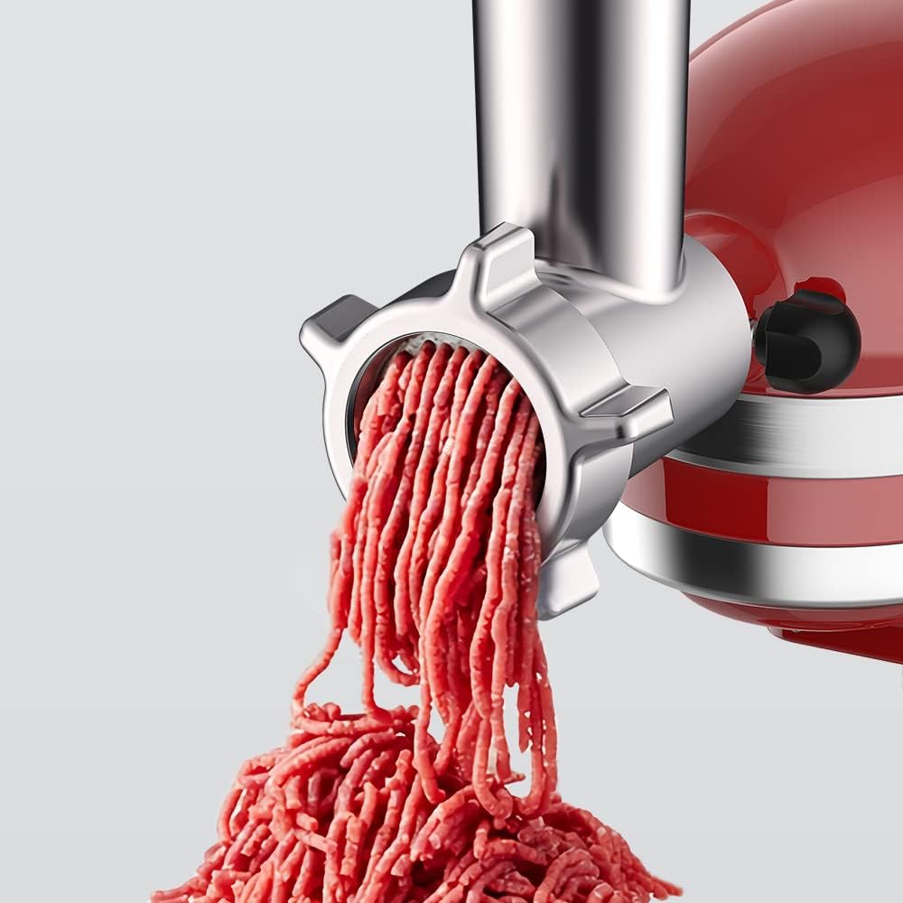 GVODE Heavy-Duty Meat Grinder Attachment for KitchenAid Mixer