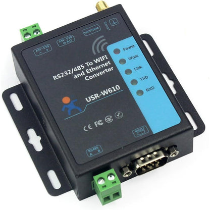 USR-W610 Serial to WiFi Ethernet Converter – RS232/RS485 Wireless Server