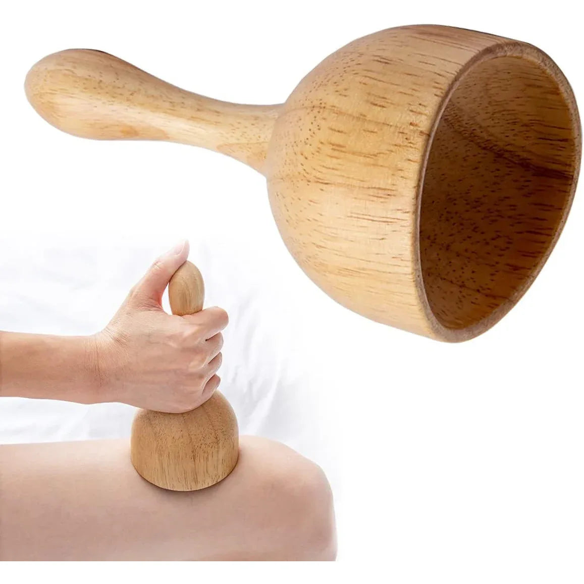 Wood Therapy Cup for Body Sculpting, Lymphatic Drainage, Cellulite Reduction Massage - Gomix Brands Outlet