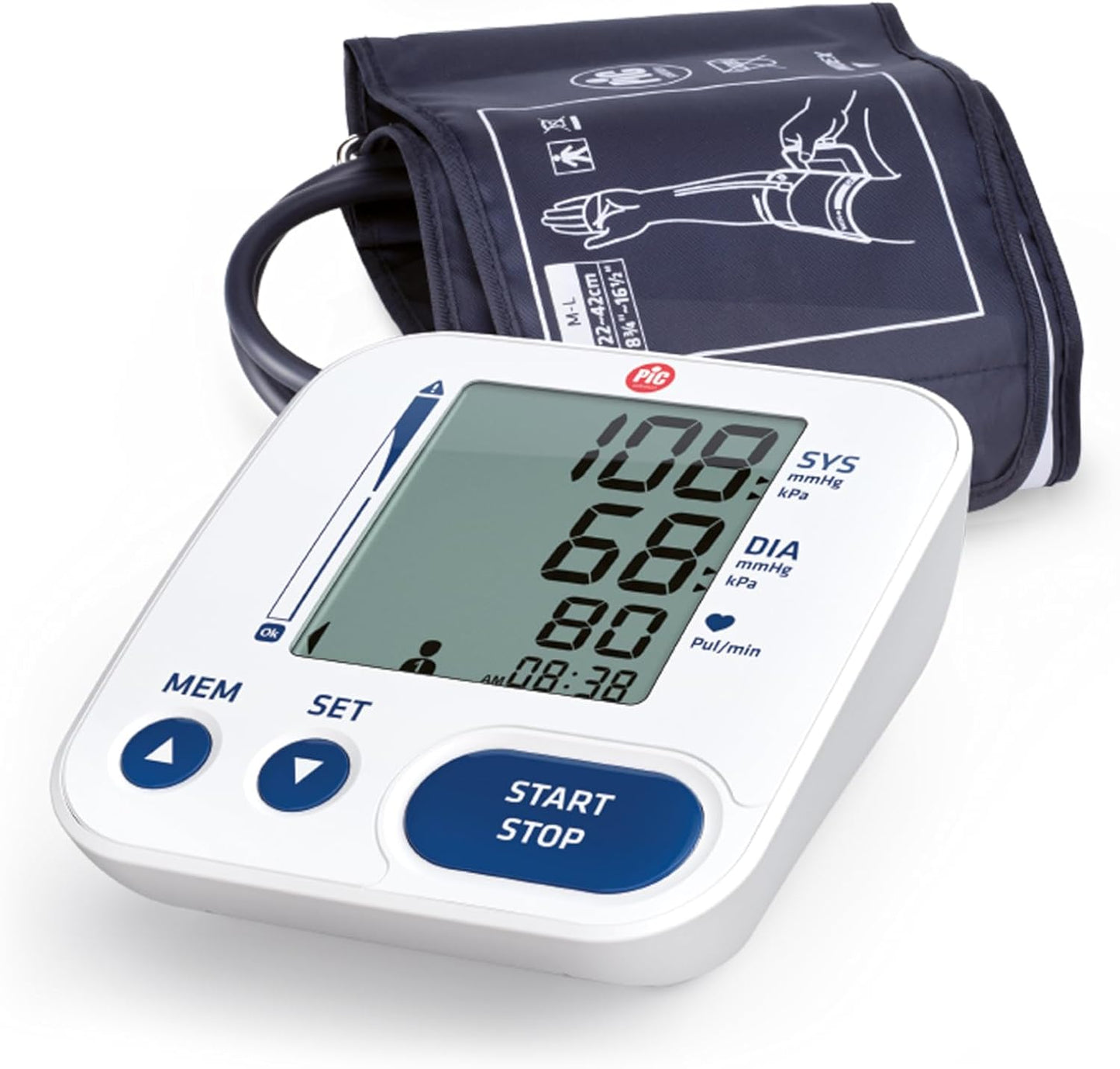 Pic LiteRAPID Automatic Arm Blood Pressure Monitor with 120 Memory