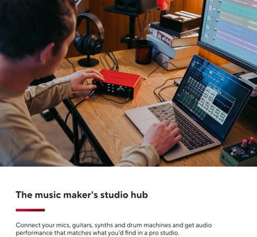 Focusrite Scarlett 4i4 4th Gen USB Audio Interface with Air