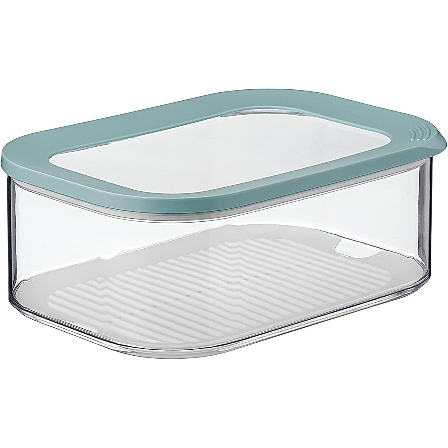 Mepal Modula Transparent Cheese Storage Box 2000ml Nordic Green
