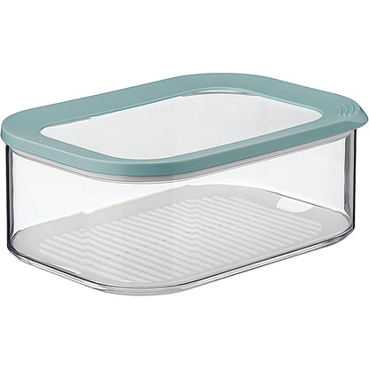 Mepal Modula Transparent Cheese Storage Box 2000ml Nordic Green