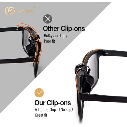 Goiteia Polarized Clip-On Sunglasses for Prescription Glasses - Gomix Brands Outlet