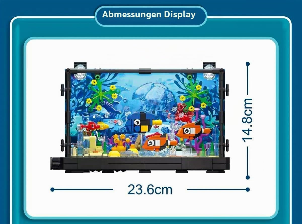 Pasyru Aquarium Building Set with LED Light 725 Pieces