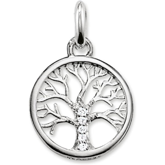 Sterling Silver Tree of Life Pendant Charm Necklace for Women