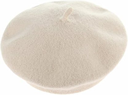 TRIXES Classic French Beret Hat for Women - Fashionable Artist Warm Felt