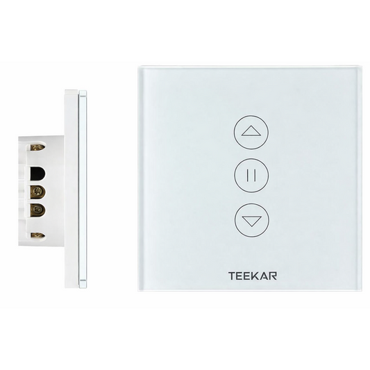 TEEKAR Smart WiFi Roller Shutter Switch – Alexa & Google Compatible, 1‑Pack