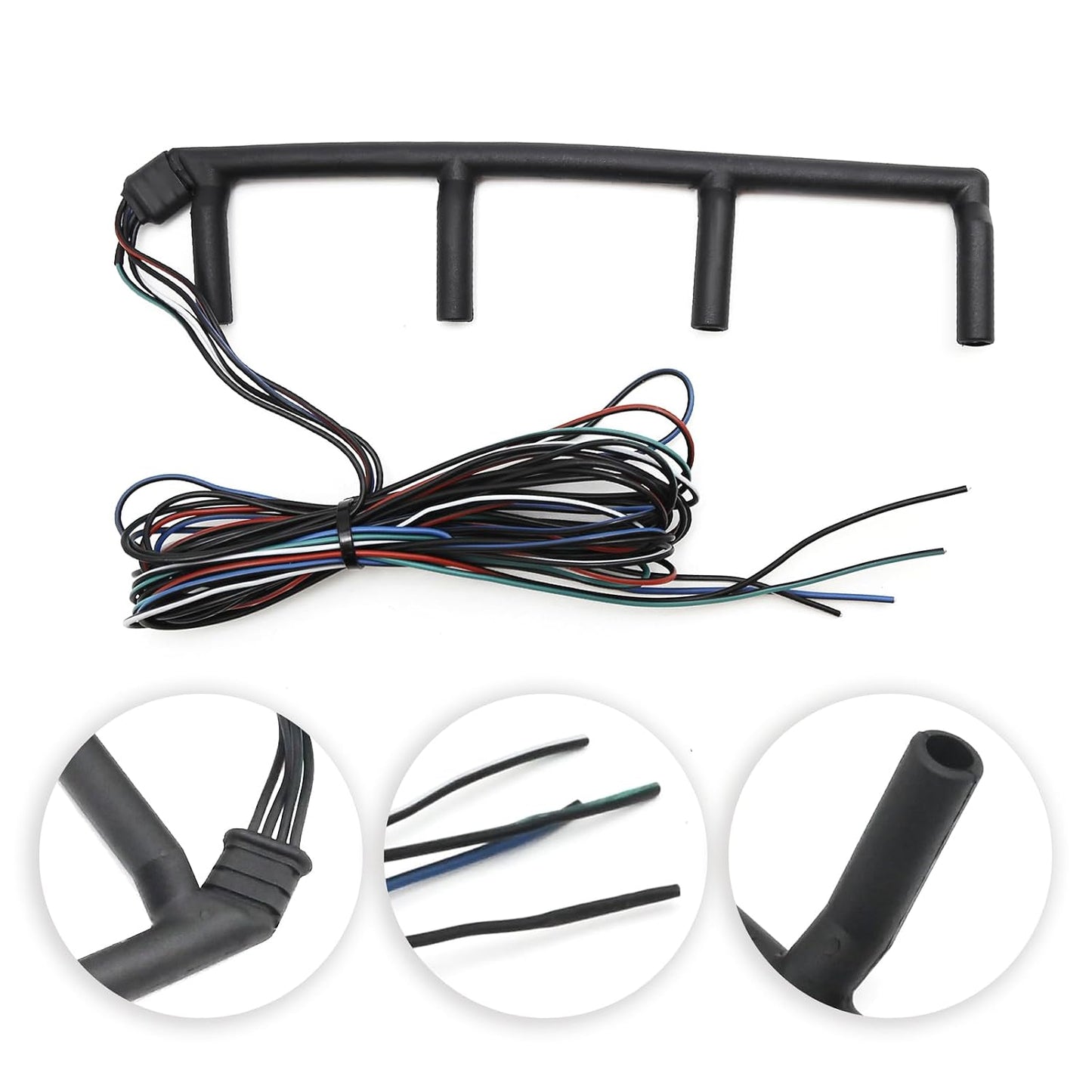 Ollanoos Glow Plug Wiring Harness 038971782C Compatible with Audi A3 2001-2003 VW Golf Jetta Sharan Transporter