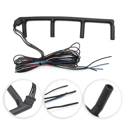 Ollanoos Glow Plug Wiring Harness 038971782C Compatible with Audi A3 2001-2003 VW Golf Jetta Sharan Transporter