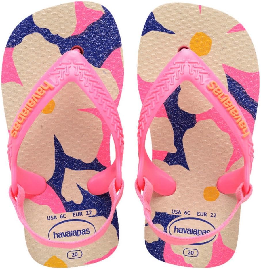 Havaianas Baby Mini Me Beige Tongue Sandals for Girls