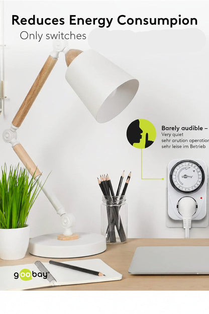 Goobay Analogue Timer Switches 15‑Minute Intervals