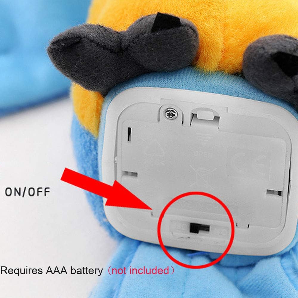 Talking Parrot Plush Toy with Flap Wings – Fun Voice Repeat