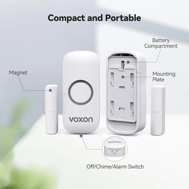 VOXON Alarm Sensor – Loud 100dB Home Security - Gomix Brands Outlet
