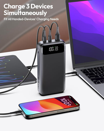 ADDTOP 65W 20000mAh Portable Charger Power Bank for Laptops & Phones