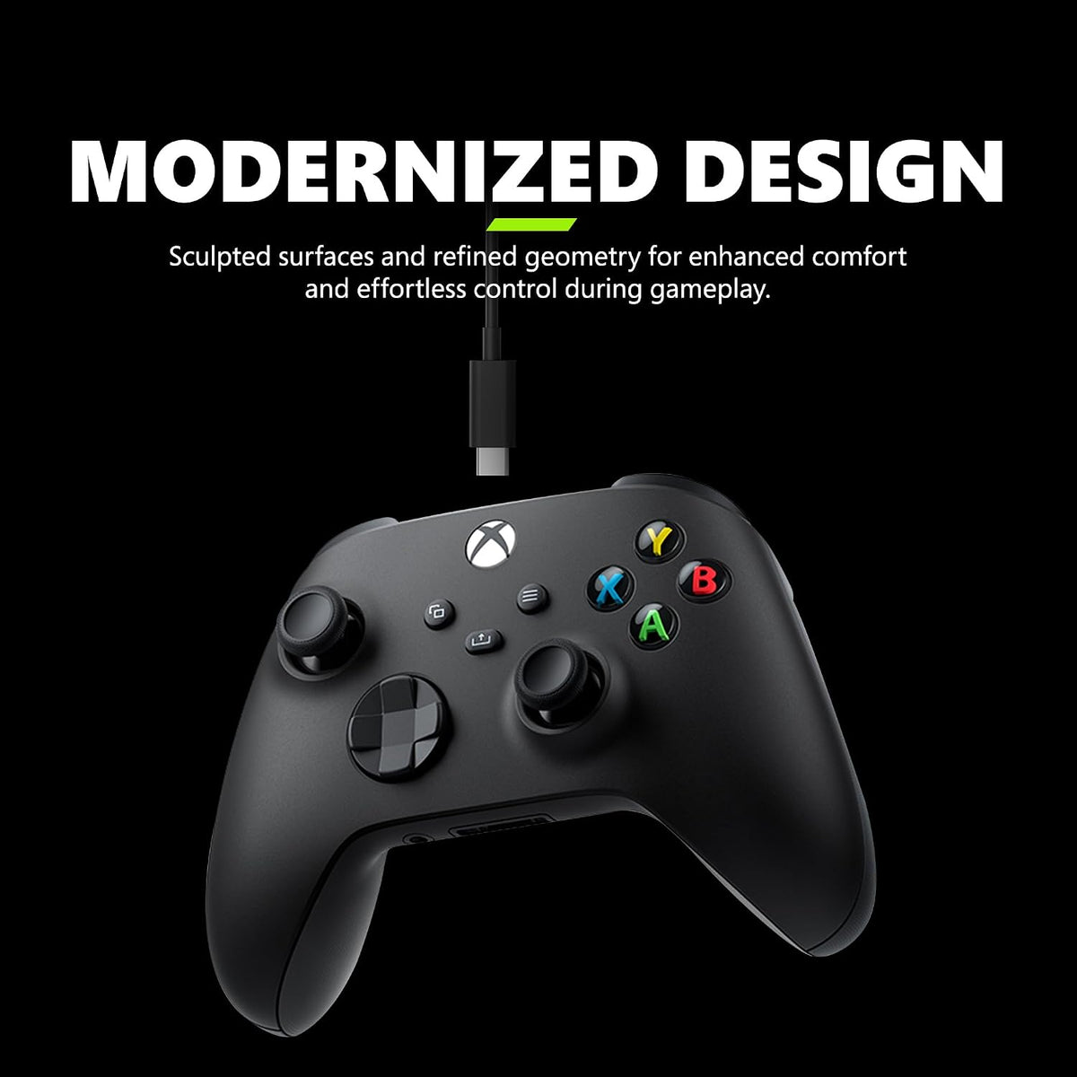 Xbox Core Wireless Controller with USB-C Cable Carbon Black