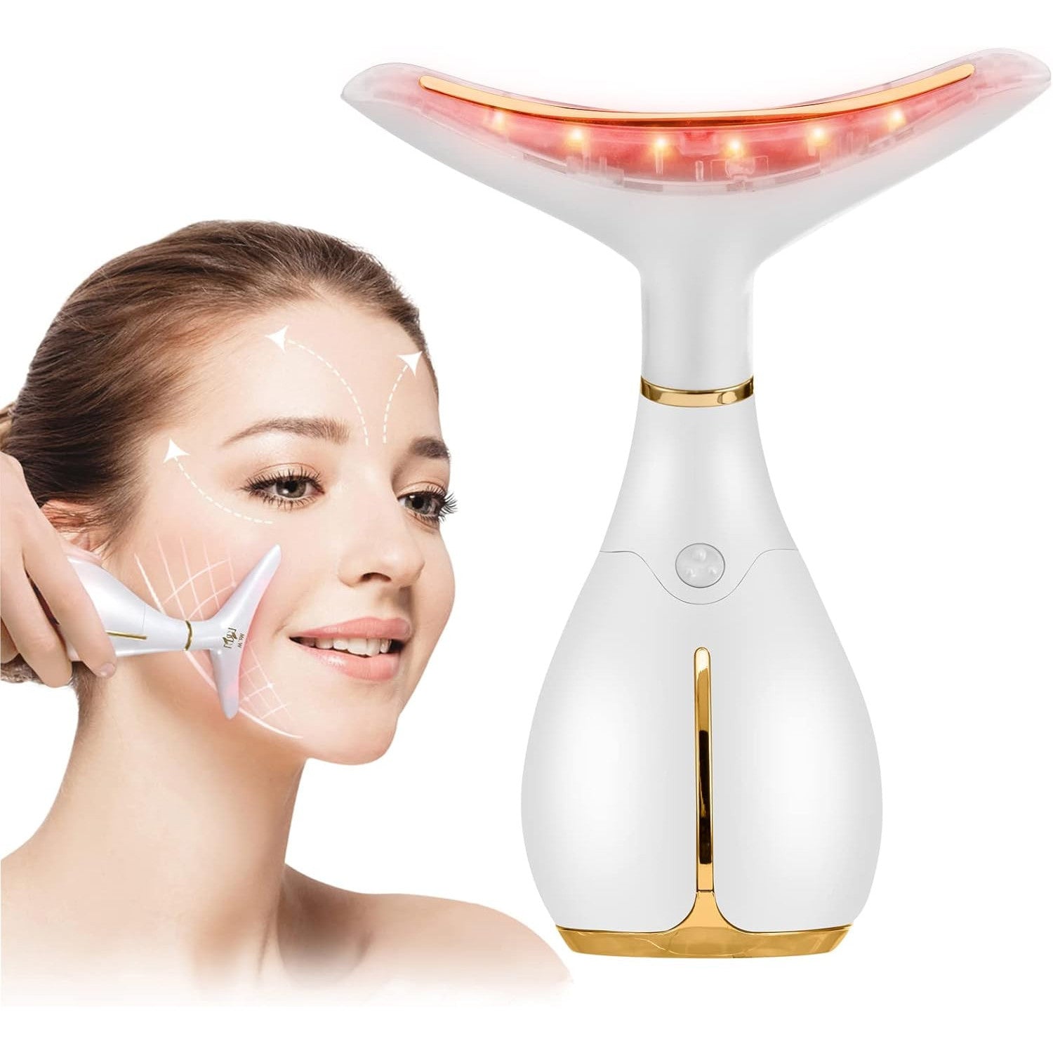 Ms.W Facial Lifting Massager 3‑Mode Rechargeable Anti‑Wrinkle Device