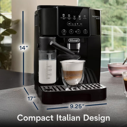 De'Longhi Magnifica Start Automatic Espresso Machine with Milk Frother