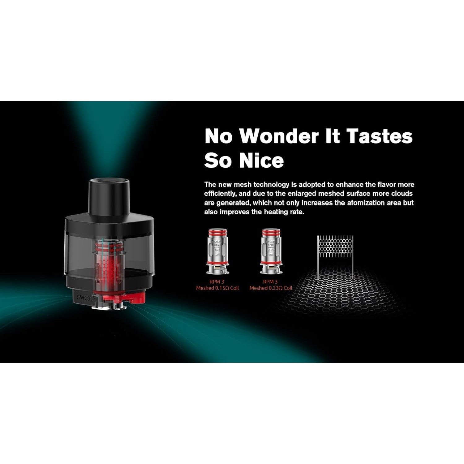 SMOK RPM 5 Black Leather 2ml Pod Kit 2000mAh Battery
