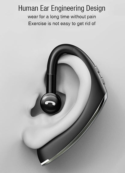 lecoo F900 Bluetooth Headset Wireless Mono Earphone with Mic Noise Cancelling 25H Worktime Red