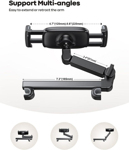 Lamicall Car Headrest Tablet Holder Extension Arm 4.7‑11" Tablet