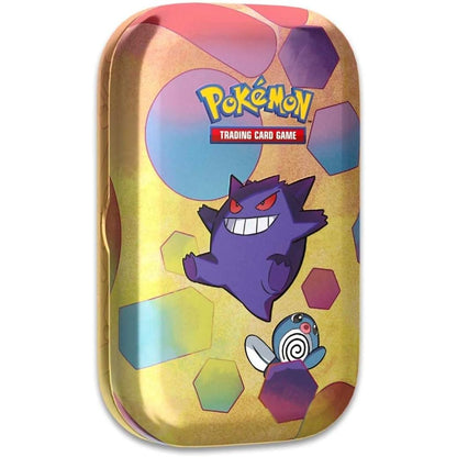 Pokémon Scarlet & Violet Tin Gengar Poliwag 2 Booster Packs