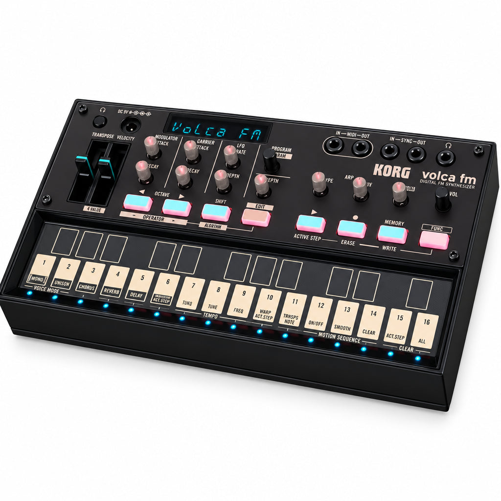 Korg Volca FM2 Digital Synthesizer w/ 6 Voices and 16-step Sequencer
