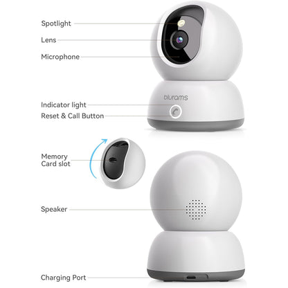 Blurams 2K Pet Camera