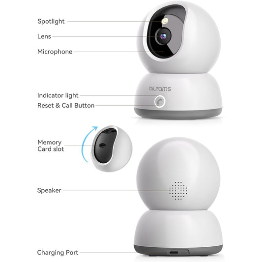 Blurams 2K Pet Camera
